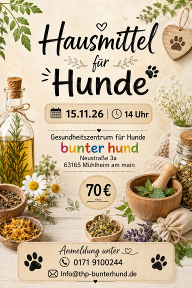 Hausmittel für Hunde 15.11